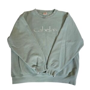 Cabela's Green Crewneck Sweatshirt